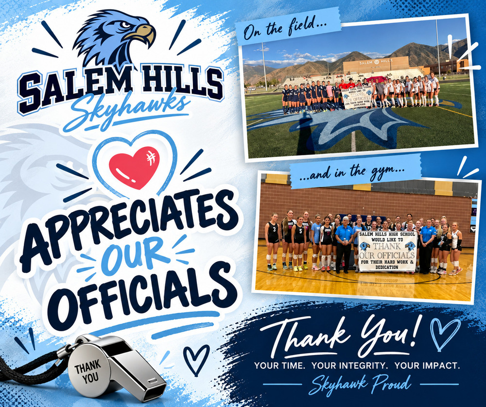 SHHS appreciates athletic officials