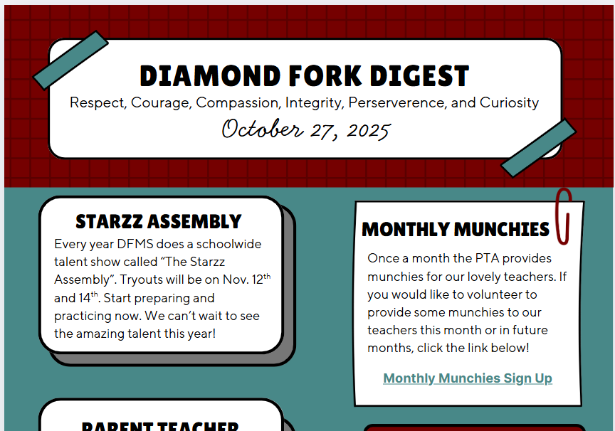 Diamond Fork Digest