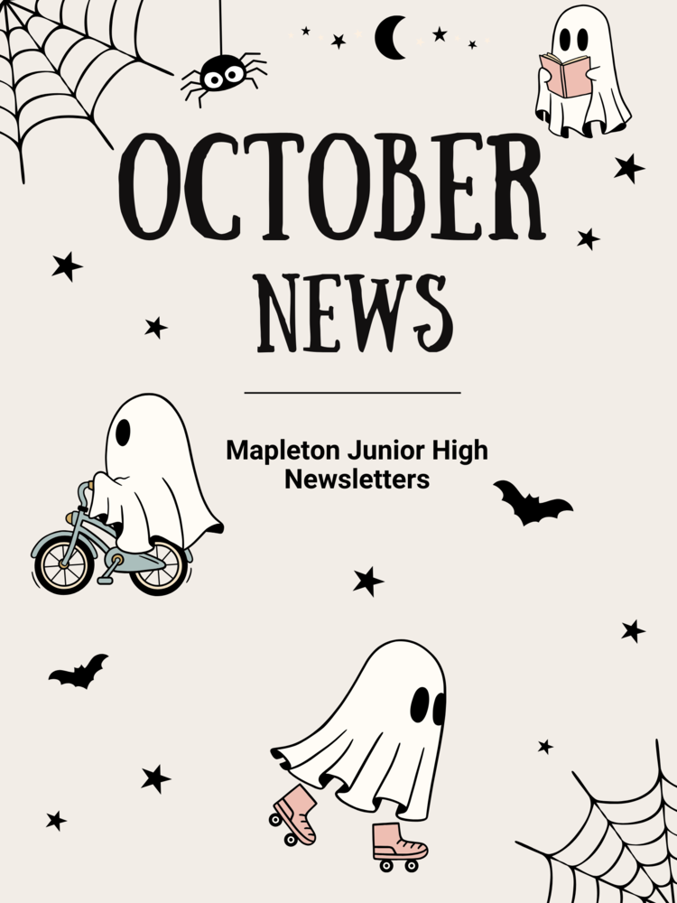 October newsletter cover page