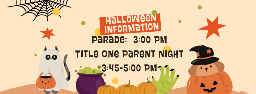 Flyer with halloween