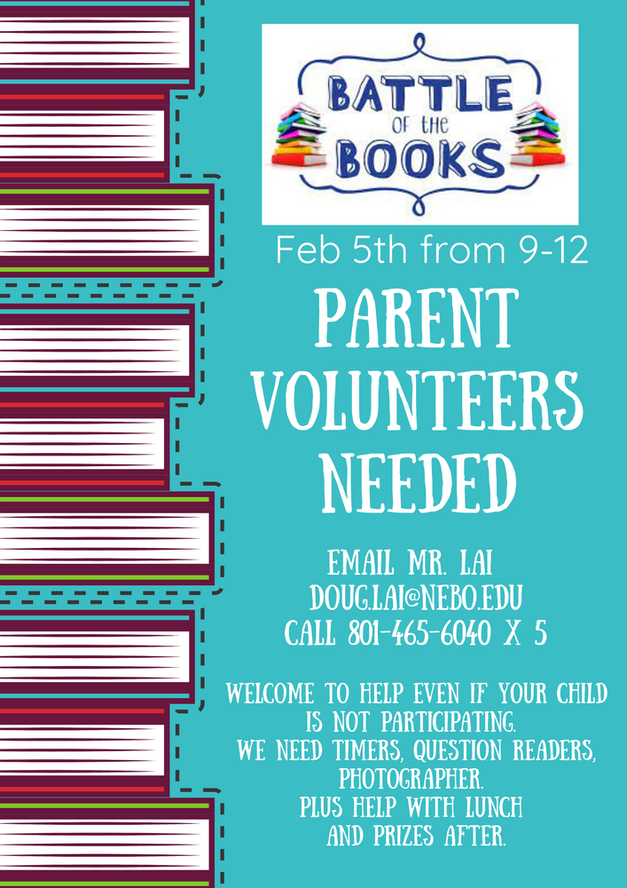 Parent Helpers Needed