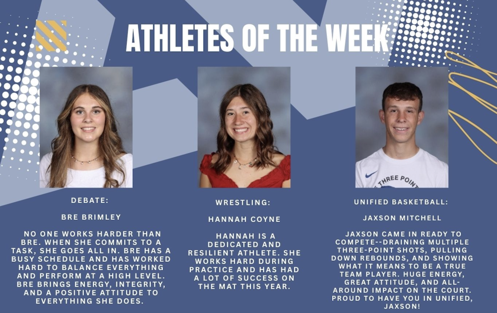Athletes of the Week- bios