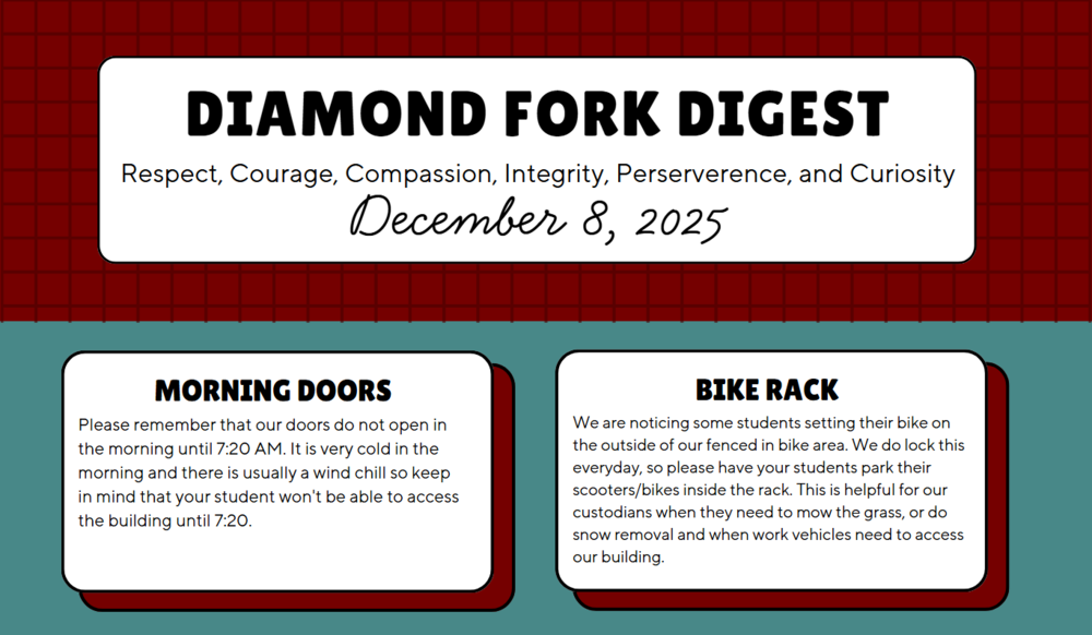 Diamond Fork Digest
