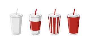 drink cups with straw