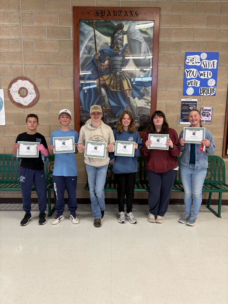 April  Student of the Month