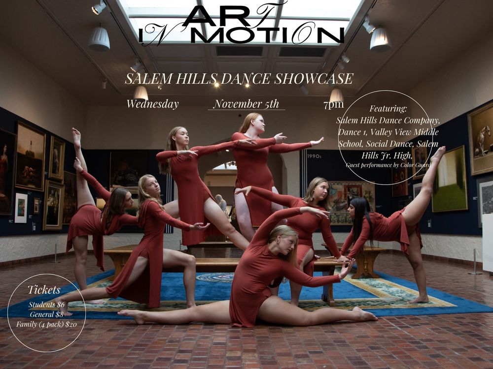 Salem Hills Dance Showcase, November 5th, 7 pm