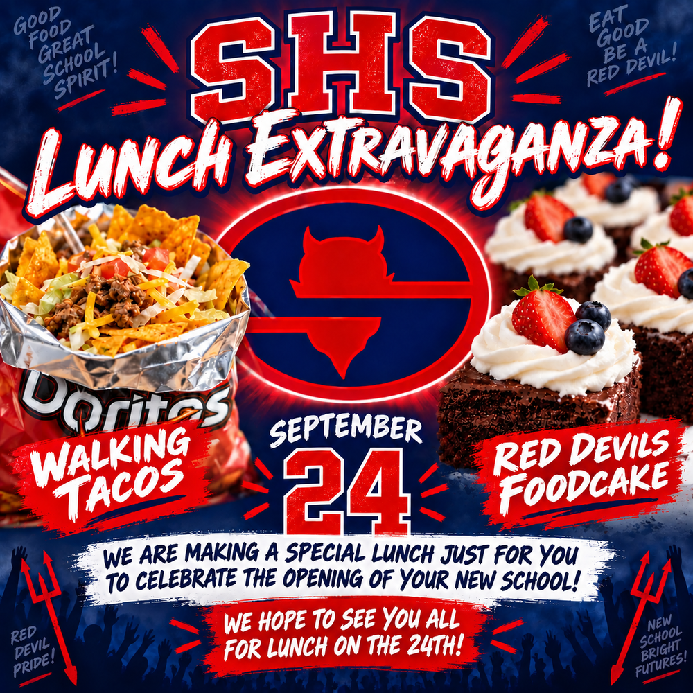 SHS lunch flyer