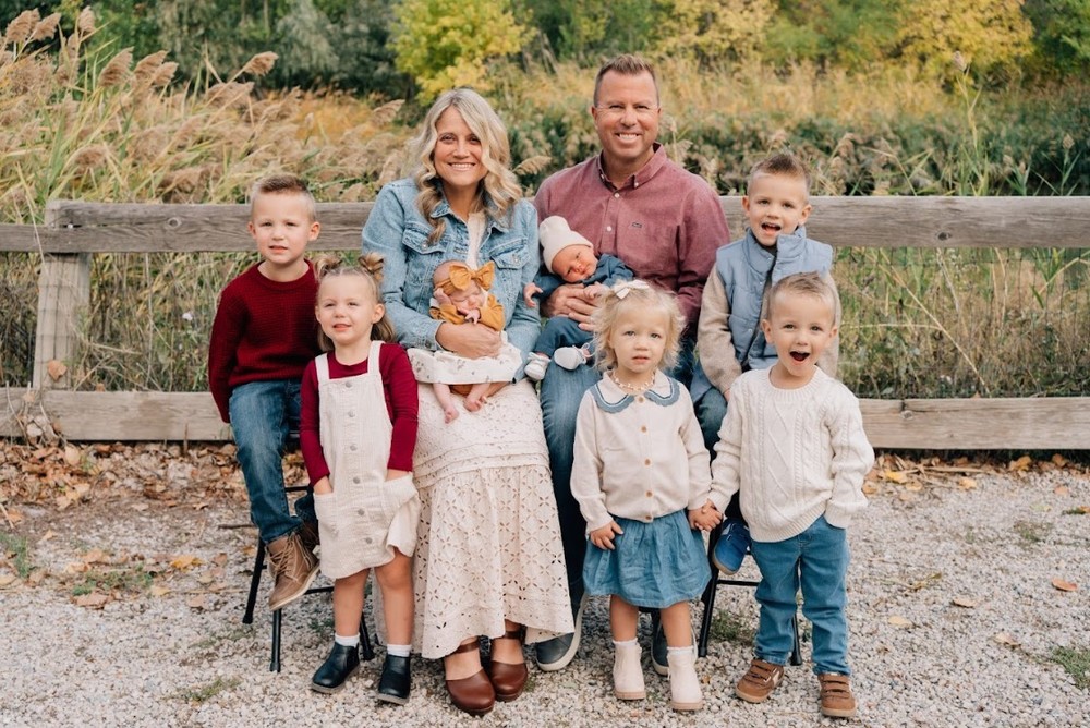 Brad & Kristin & grandkids