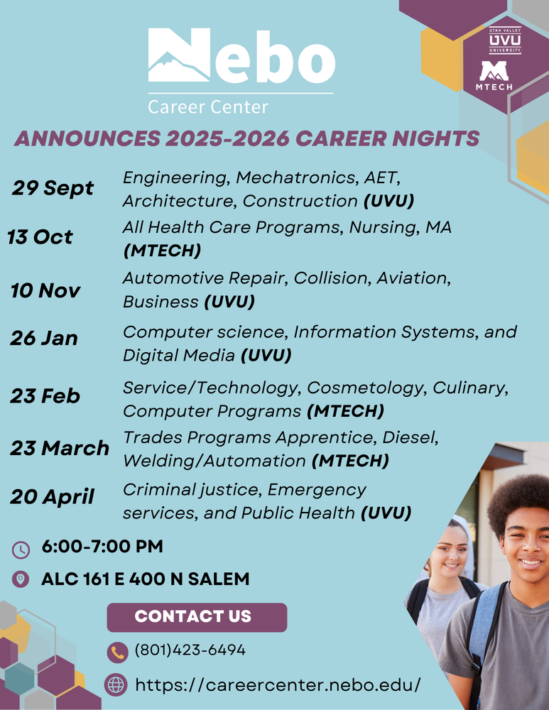 Career Nights at the ALC Flyer