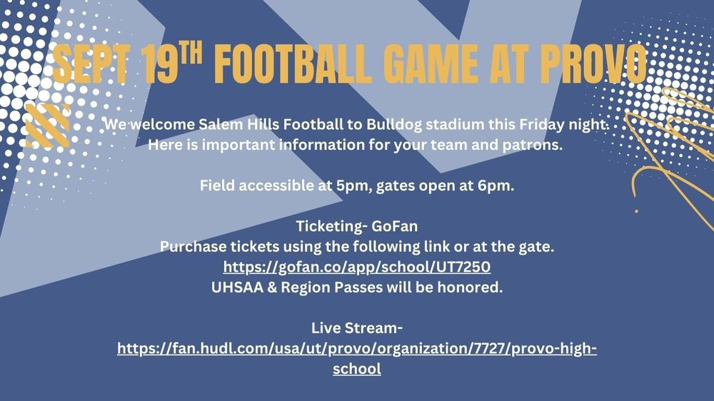 Football Game flyer