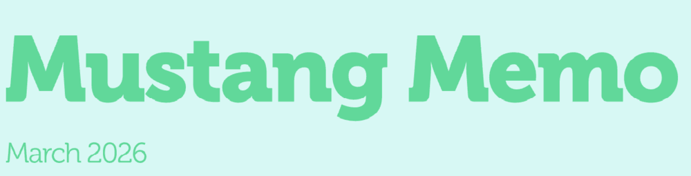 Mustang Memo Header