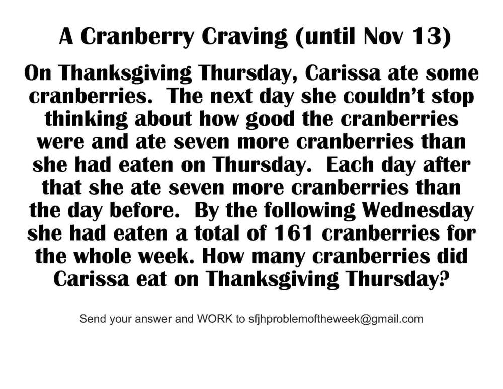 math problem of the week