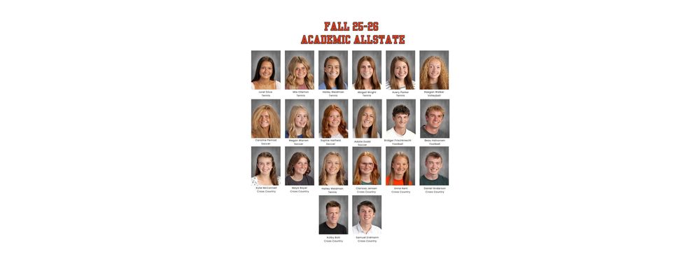 Fall Academic All State
