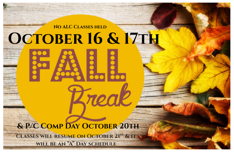 Fall Break announcement Poster