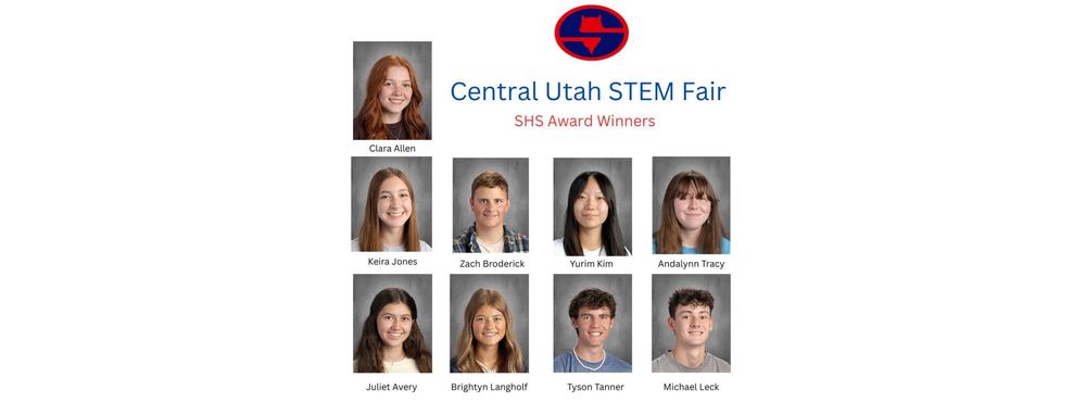 Central Utah Stem Fair award winners