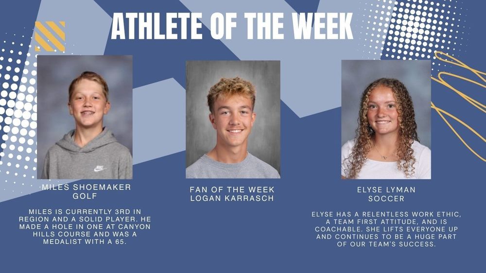 Athletes of the Week bios