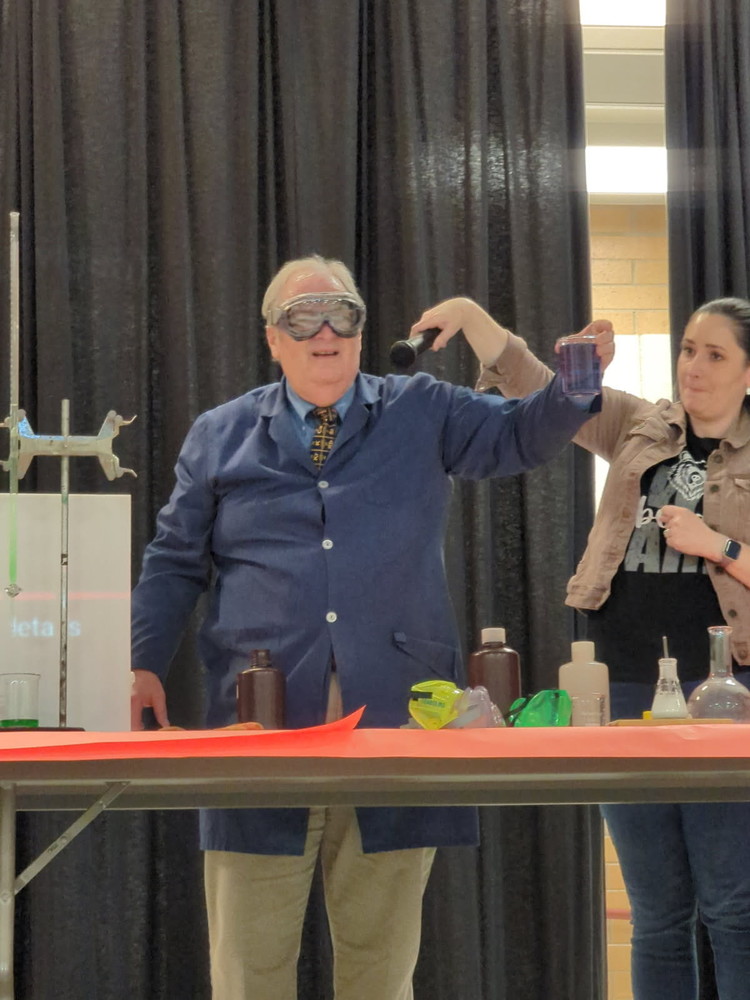 Daddy daughter night with Scientist