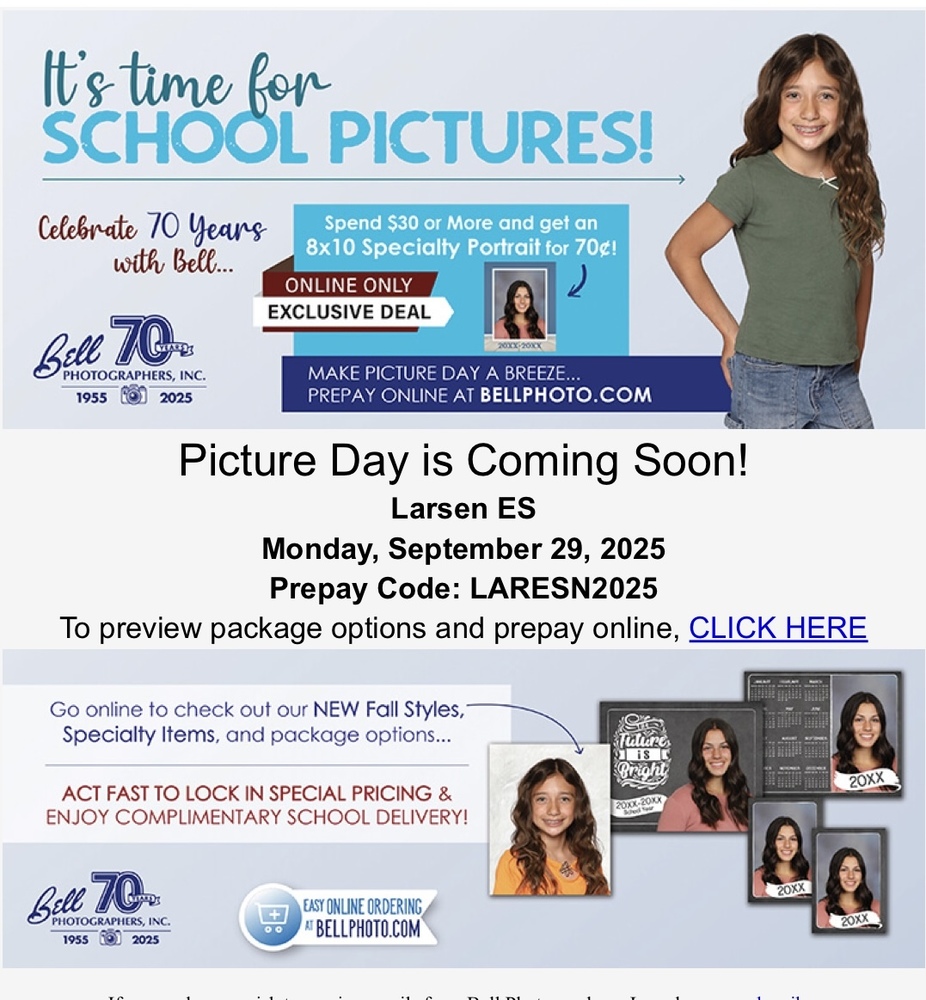 flyer for school pictures