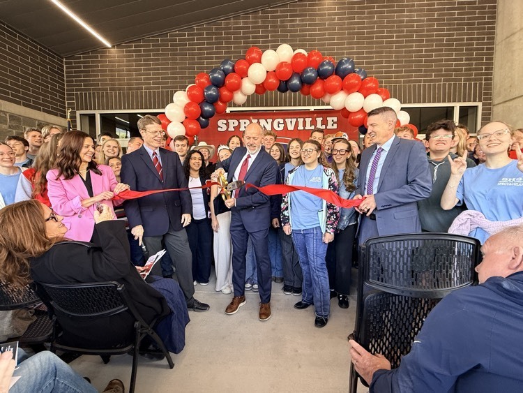 cutting ribbon