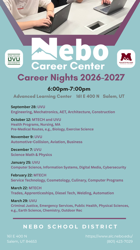 Career Nights 2026-27