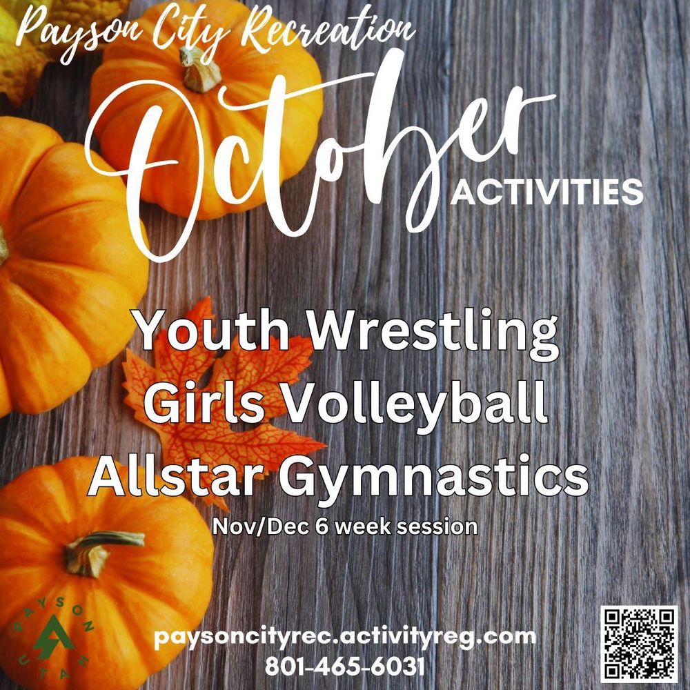Payson City recreation for October