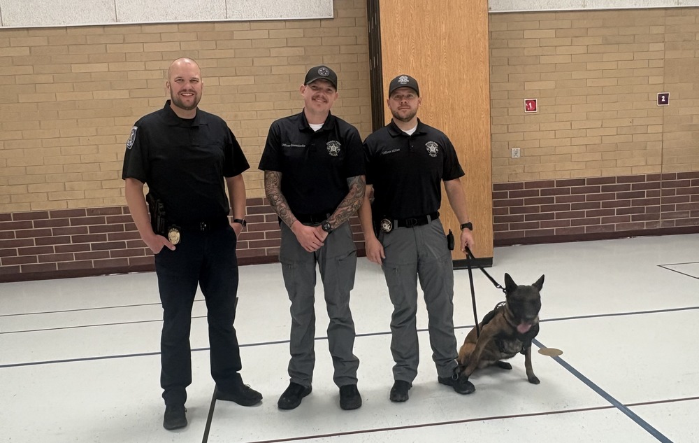 K-9 Dog and Officers