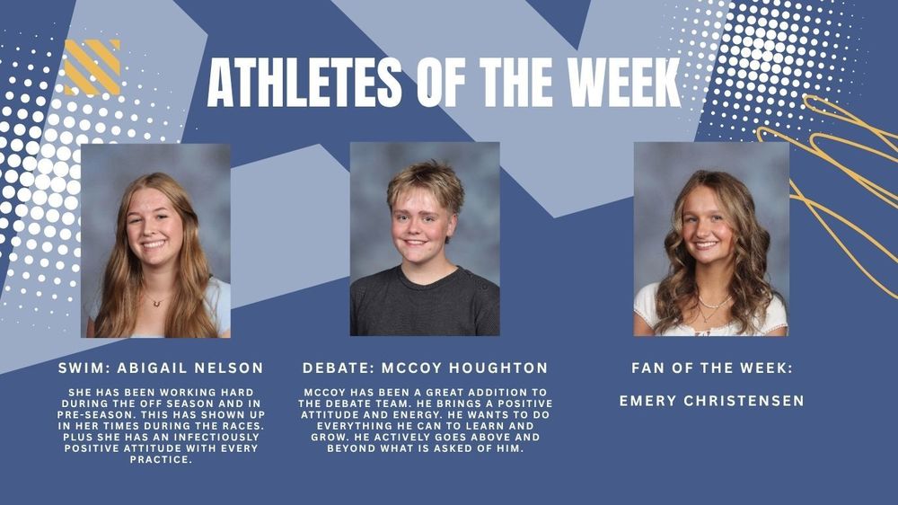 Athletes of the Week bios