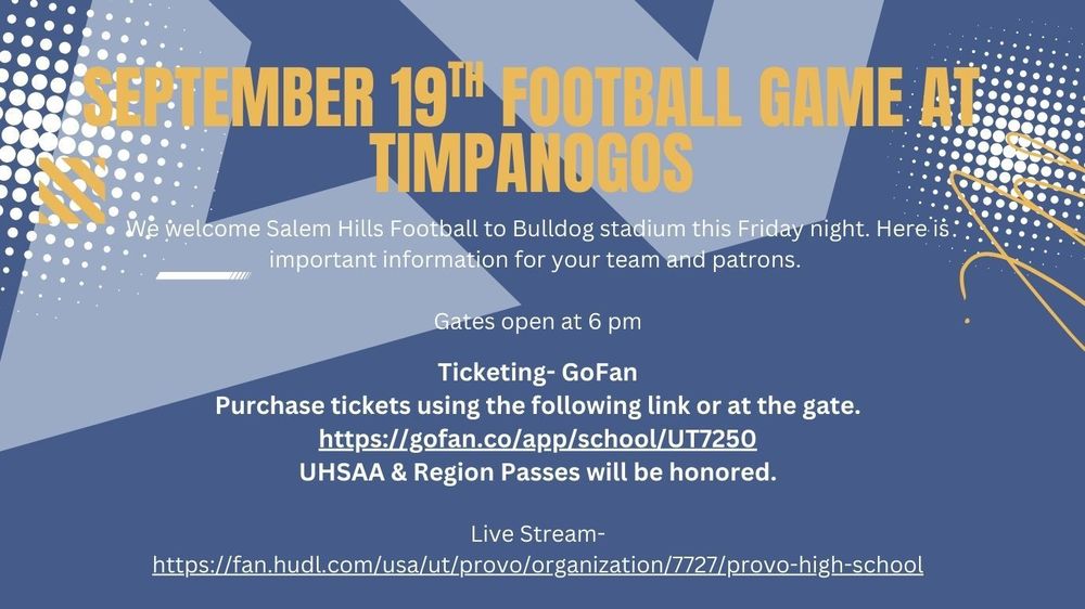 Football Game flyer