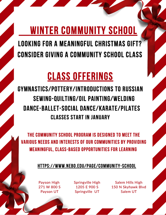Community School Flyer