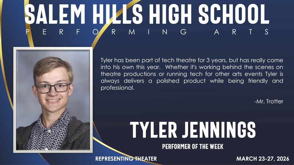 Performer of the Week: Tyler Jennings