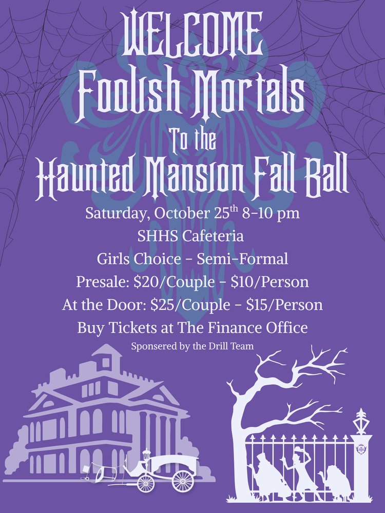 FALL BALL OCT. 25, 8-10 PM