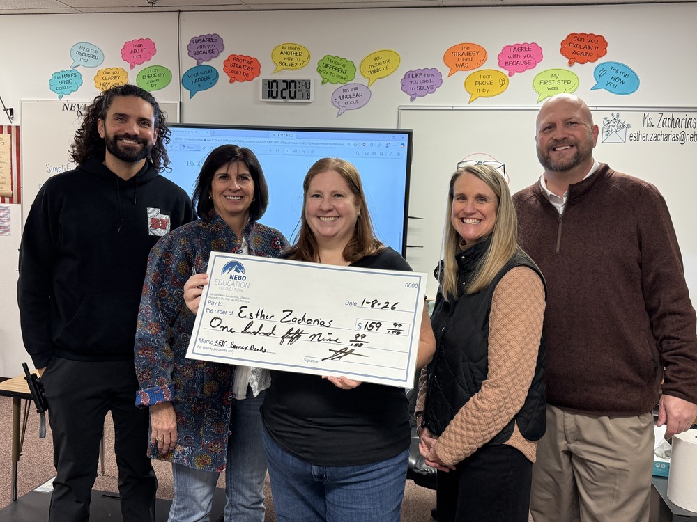 Grant check delivery