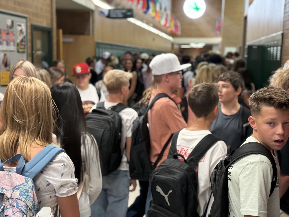 Students in Hallway