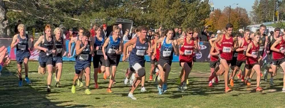 State Cross country boy's start