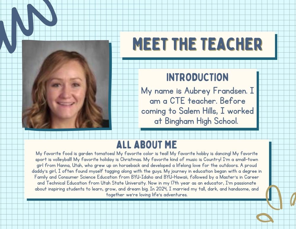 Teacher Spotlight: Aubrey Frandsen