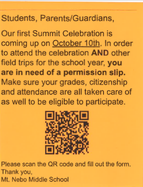 Field Trip Permission QR