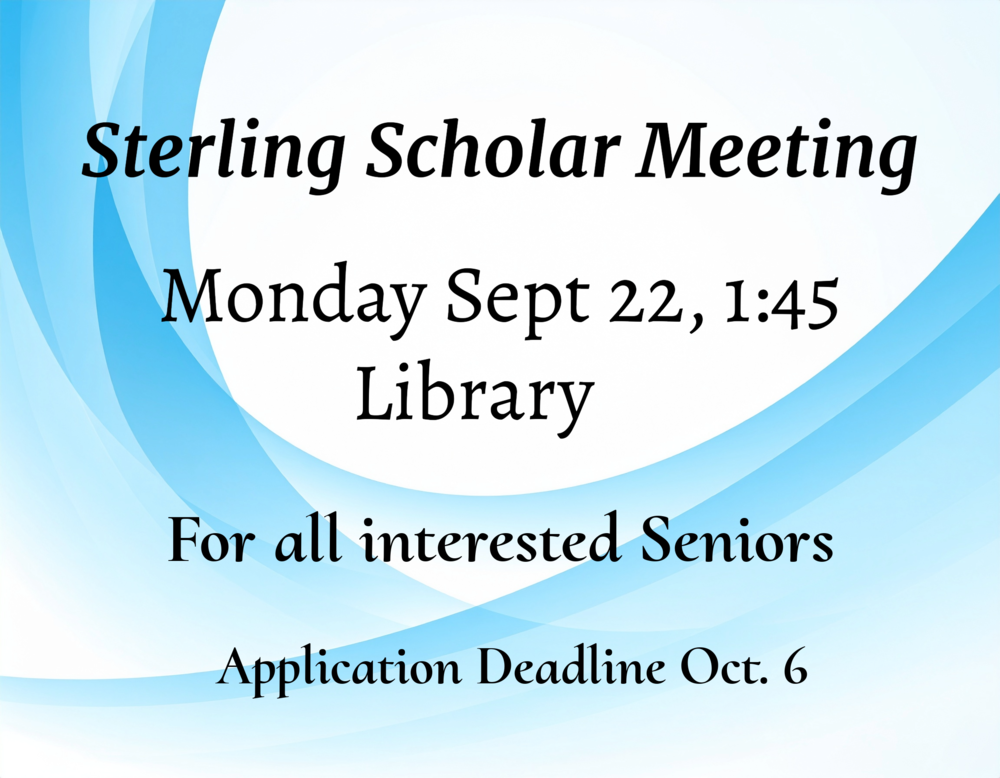 Sterling Scholar information