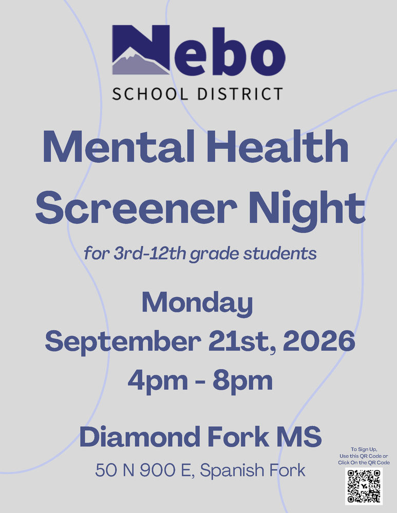 Mental health flyer