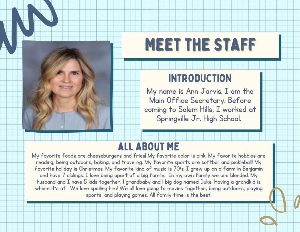 Meet the Staff: Ann Jarvis