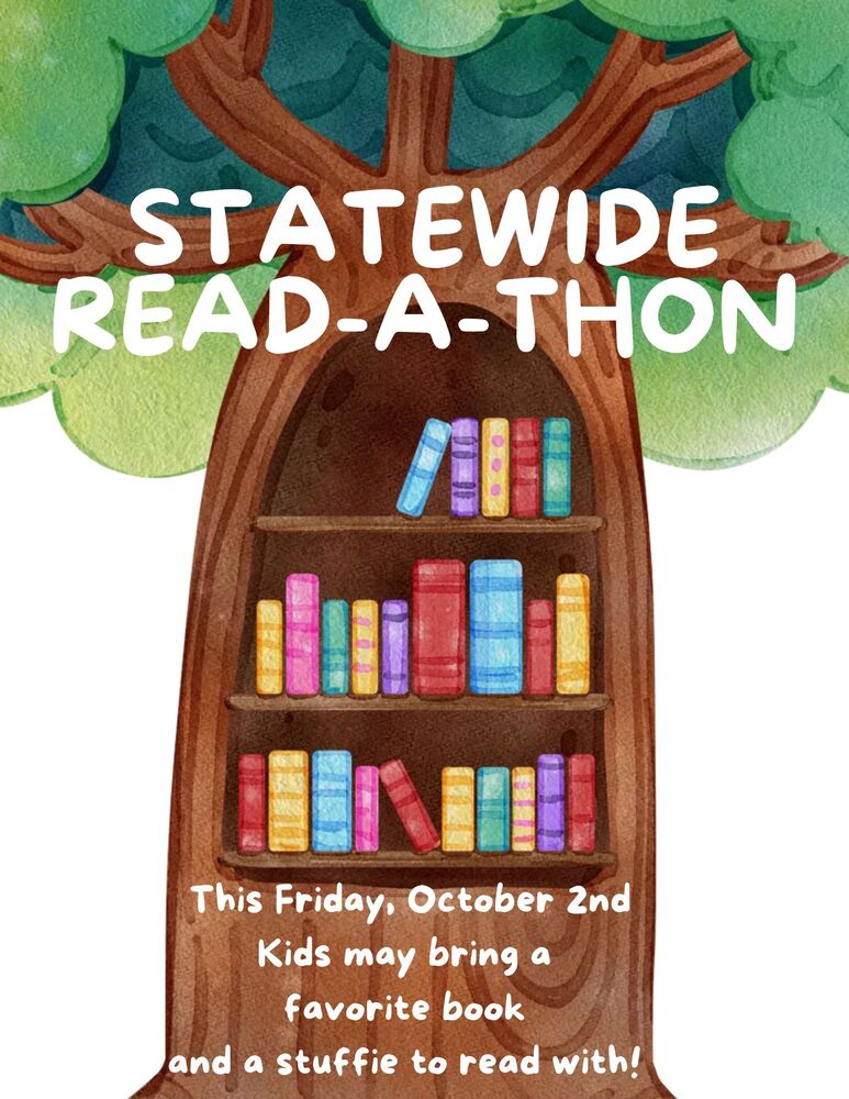Statewide Read-a-thon flyer