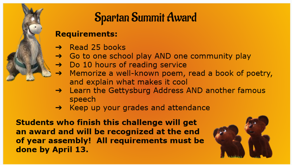 Spartan SUmmitt Award