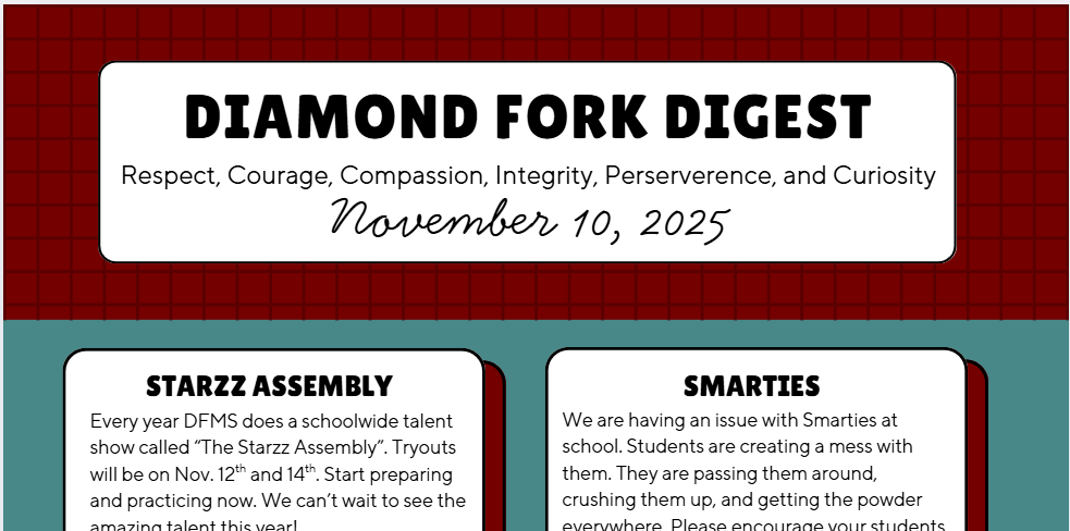 Diamond Fork Digest