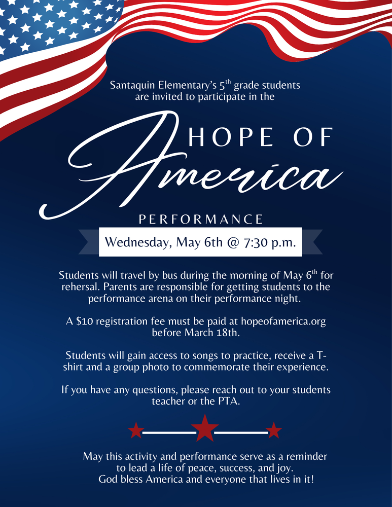 hope of america 5th grade registration now open