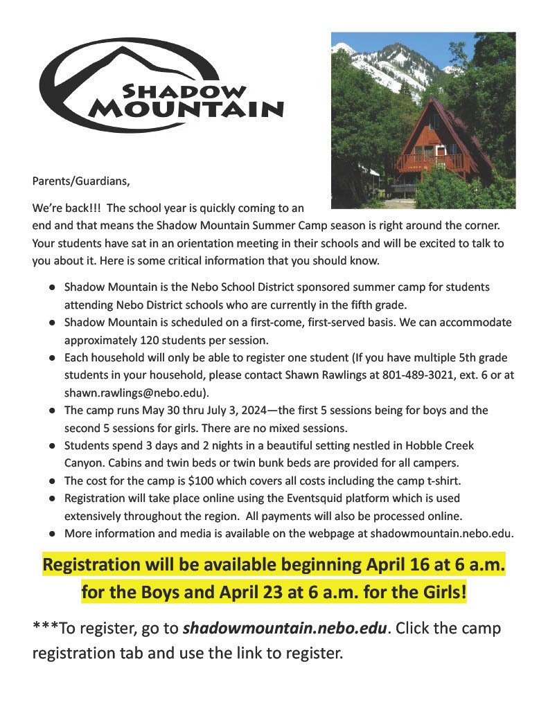 Shadow Mountain Info