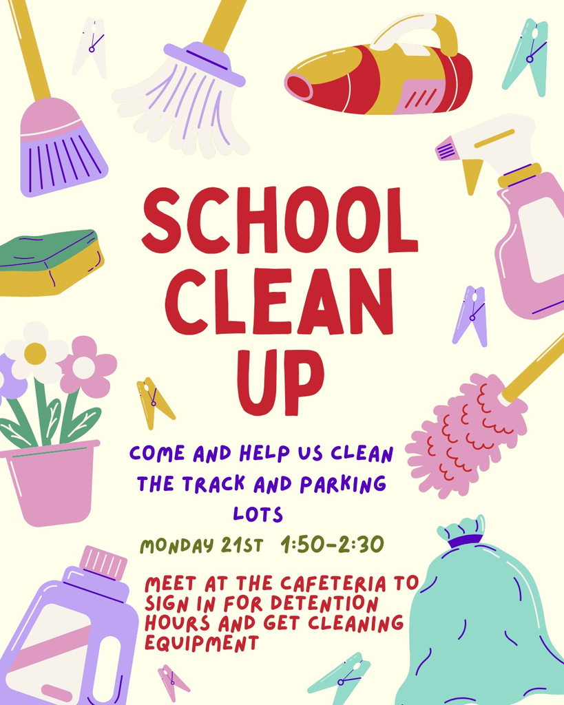 Earth Week Monday School Clean Up