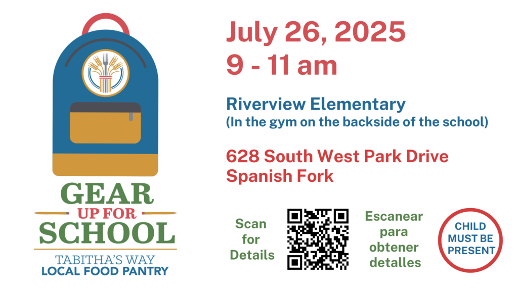 Gear Up For School July 26, 2025 9-11 am at Riverview Elementary