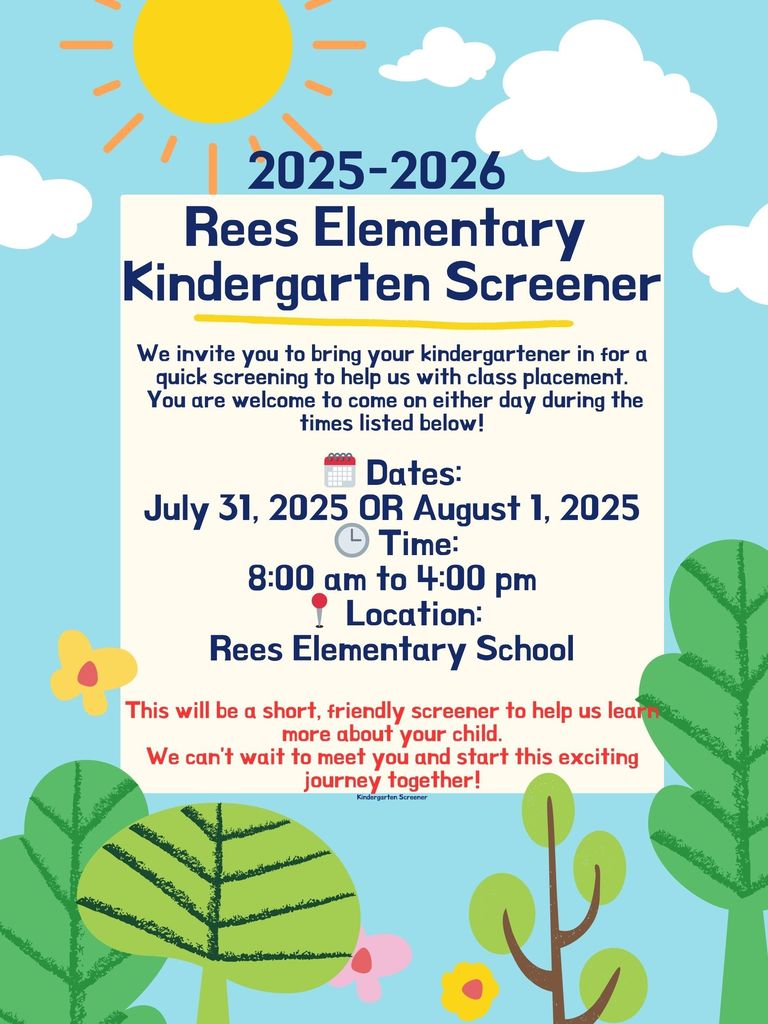 Kindergarten Screener