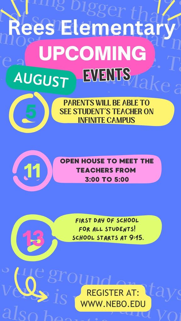 Upcoming Events