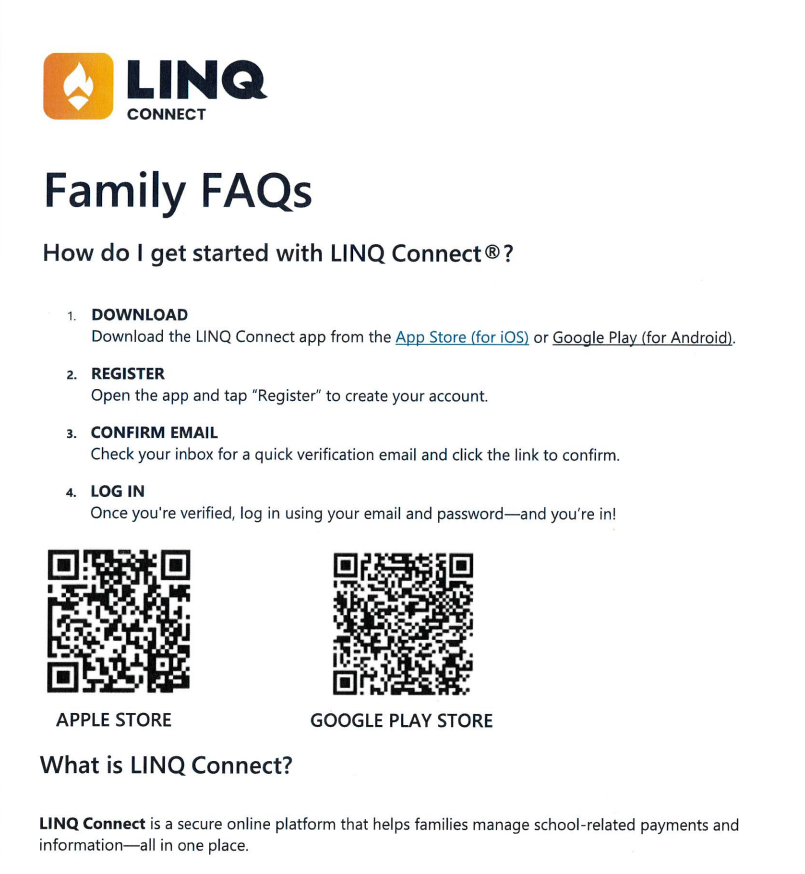 LINQ Lunch Payment System