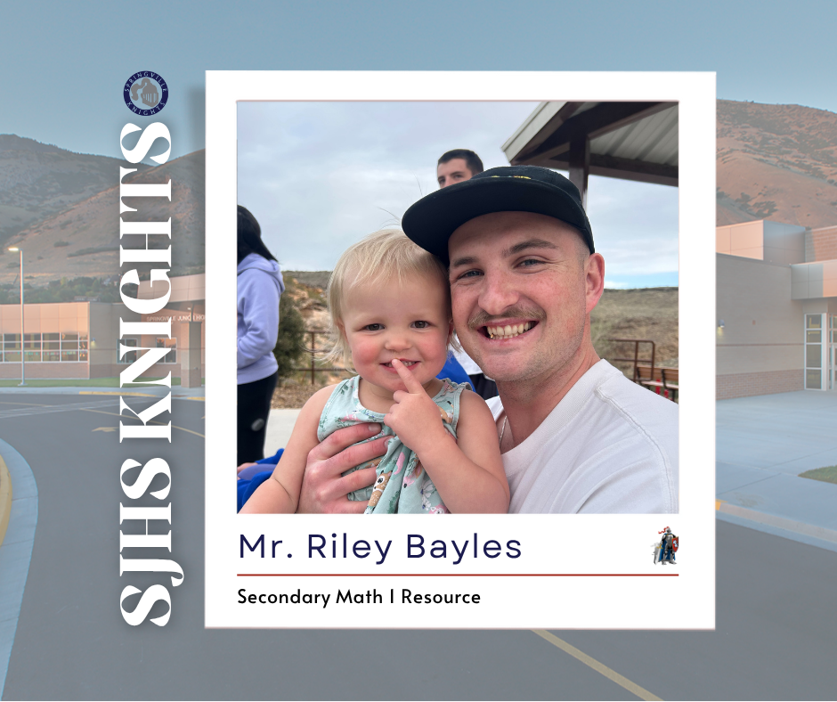 New Teacher: Mr. Riley Bayles